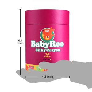 Κηρομπογιές soft Baby Roo 12 χρωμάτων Washable JarMelo 3-6 ΤΡΙΛΙΖΑ