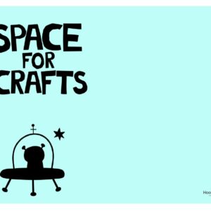 Space for crafts – cyan 0-3 ΤΡΙΛΙΖΑ