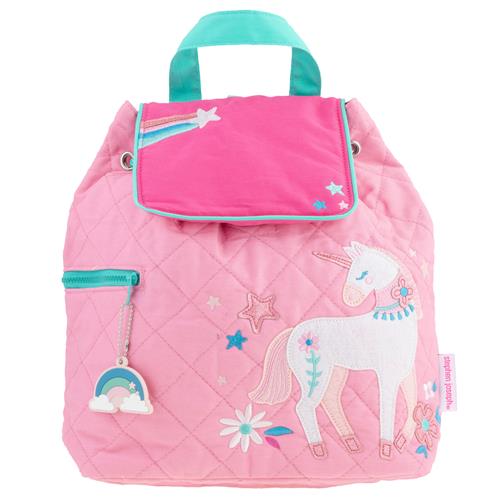 Βαμβακερό σακίδιο πλάτης Quilted Backpack – Μονόκερος 0-3 ΤΡΙΛΙΖΑ