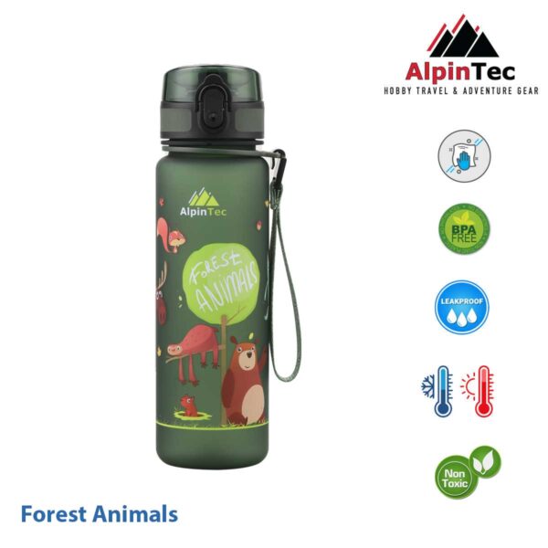 Παγούρι AlpinTec Kids Forest Animals 500ml 0-3 ΤΡΙΛΙΖΑ