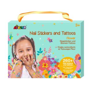 Nail sticker & tattoos – Λουλούδια 0-3 ΤΡΙΛΙΖΑ