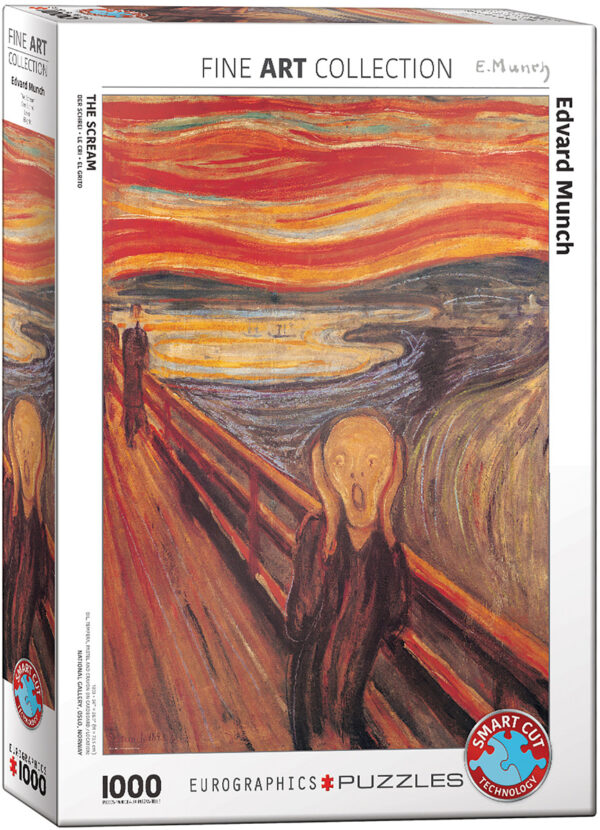 The Scream by Edvard Munch – Παζλ 1000 κομματιών 9-12 ΤΡΙΛΙΖΑ