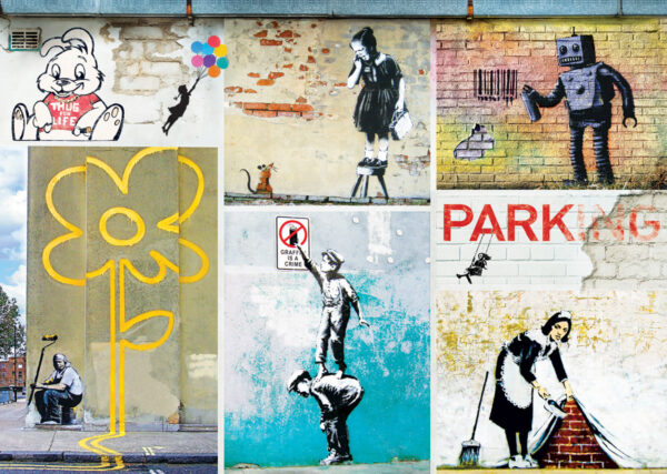 Banksy Street Art – Παζλ 1000 κομματιών 9-12 ΤΡΙΛΙΖΑ