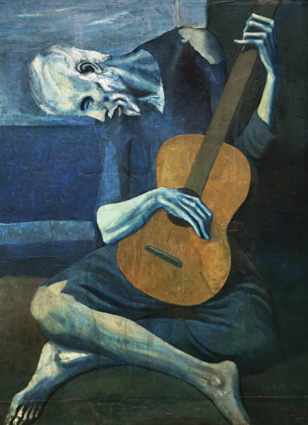 The Old Guitar Player by Picasso – Παζλ 1000 κομματιών 9-12 ΤΡΙΛΙΖΑ