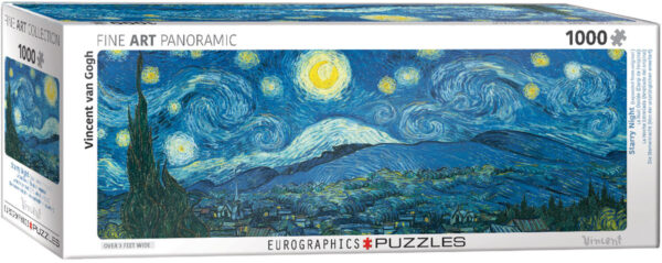 Starry night by Van Gogh – Παζλ panorama 1000 κομματιών 9-12 ΤΡΙΛΙΖΑ