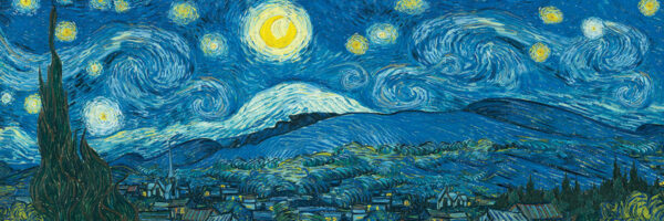 Starry night by Van Gogh – Παζλ panorama 1000 κομματιών 9-12 ΤΡΙΛΙΖΑ