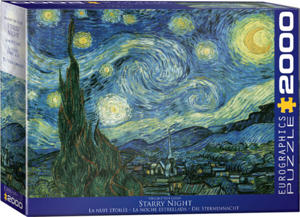 Starry night by Van Gogh – Παζλ 2000 κομματιών 9-12 ΤΡΙΛΙΖΑ