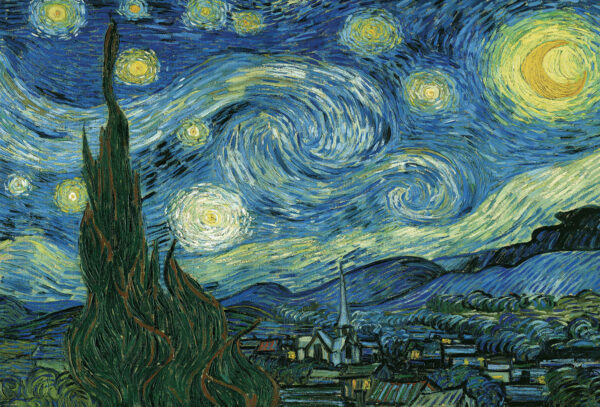 Starry night by Van Gogh – Παζλ 2000 κομματιών 9-12 ΤΡΙΛΙΖΑ